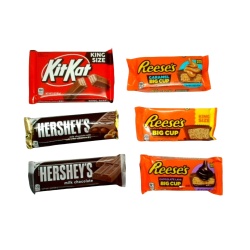 Chocolate Bars Assorted King Size Hershey's, Reese's, Kit Kat