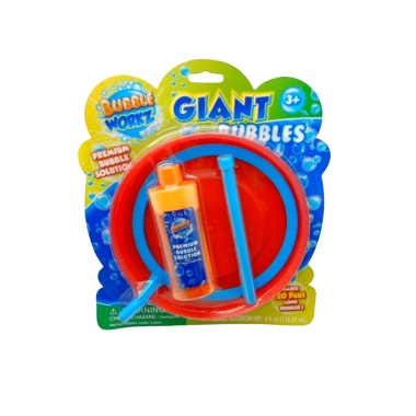 Giant Bubbles Kit w/Tray, Wand & 4fl. oz. Bubble Solution Bubble Workz