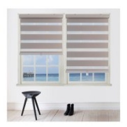 Blinds Grey cordless polyester 64 inch x 84 inch
