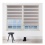 Blinds Grey cordless polyester 64 inch x 84 inch