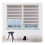 Blinds Grey cordless polyester 64 inch x 84 inch