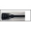 curtain rod Black extendable spiral