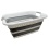Folding - Collapsing laundry basket 24.4x17.7x10.4 inches