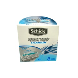 Razor Refill Cartridges Quatro Titanium 8 Pack