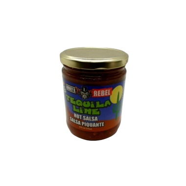 Hot Salsa Tequila Lime 475mL Aubrey D. Rebel (Or 3/$9.99)