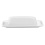 Ceramic Butter Or Cheese Dish White