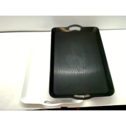Serving Tray 20.5 x 13" Black Or White Plastic"
