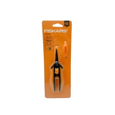 Pruning Snip Micro Tip Spring Action Handles Non Stick Fiskars