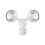 Motion Sensor Light Dual Head White Heath Zenith