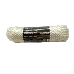 Nylon Twisted Rope 3/8 X 50' White Onward"