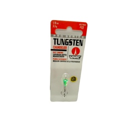 Tungsten Chandelier Fast Sinking Jig Green & White #12 1/8oz.