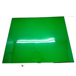 Plastic Sheet Green Transparent 21.75 x 26.5""