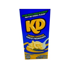 Kraft Dinner Three Cheese Flavour 150g. (Made in Canada)