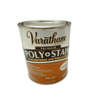 Wood Stain Poly Stain Gloss Pecan 946mL Varathane