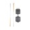 Cast Iron Camp Cooker - 27 Inch With Removable Wooden Stay Cool Handles