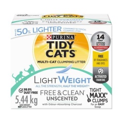 Purina Tidy Cats Lightweight Clumping Litter 5.44kg.