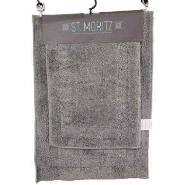 St. Moritz Mf 2pc Bath Mat – Grey