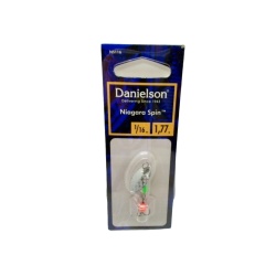 Niagara Spin Jig 1/16oz. Green & White Danielson