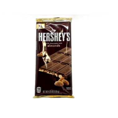 Chocolate Bar Hershey's w/Almonds XL 120g.