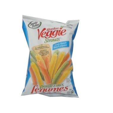 Garden Veggie Straws Zesty Ranch 120g.