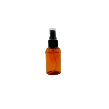 Spray Bottle Amber Plastic Small
