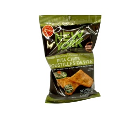 New York Style Pita Chips Parmesan Garlic + Herb 227g.