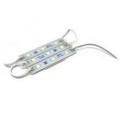 LED MODULE COLD WHITE 3 LEDS 7512 0.06A 0.72W IP65 12VDC