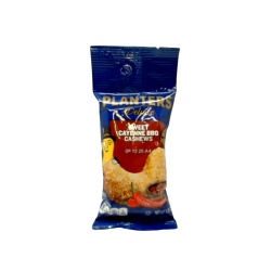 Sweet Cayenne BBQ Cashews 64g. Planters Deluxe