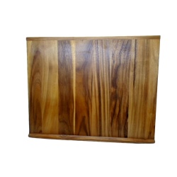 Acacia Wood Pastry Board 28 x 22" x 1.5" w/Lipped Edges"