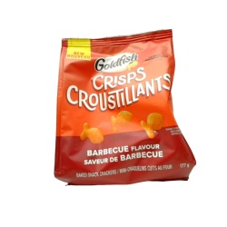 Goldfish Crisps Barbecue Flavour Baked Snack Crackers 177g.