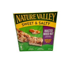 Granola Bars Sweet & Salty Roasted Mix Nuts 6pk. 210g.