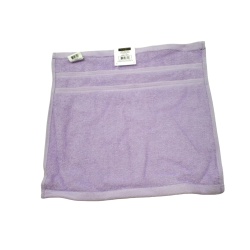 Cotton Face Towel 13 x 13" Lilac Haenkrs"
