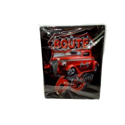 Metal Sign 12x15" Route 66 Racing"