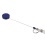 KEYCHAIN W/ I.D. HOLDER,RETRACTABLE DESK TECH