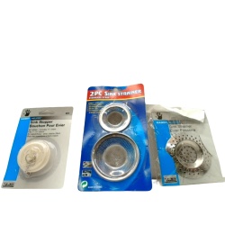 Assorted Sink Stoppers & Strainers - each sold individually
