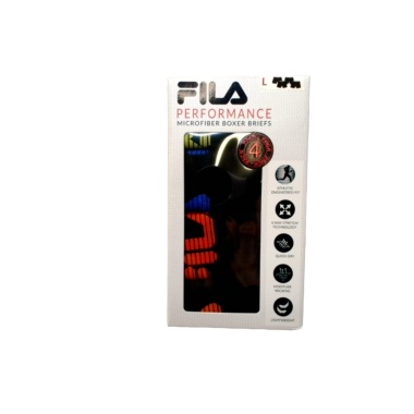 Men's Microfiber Boxer Briefs 4pk. Large Fila Performance