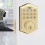 Digital Deadbolt w/Electronic Keypad Polished Brass Honeywell