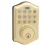 Digital Deadbolt w/Electronic Keypad Polished Brass Honeywell