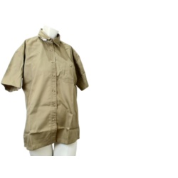 Jason Alexander Short Sleeved Shirt Medium Khaki (or 2/$17.99)
