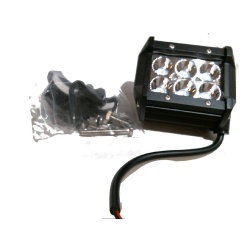 6 Led Light Bar Work Light 10-30vdc 6x3w Spotlight