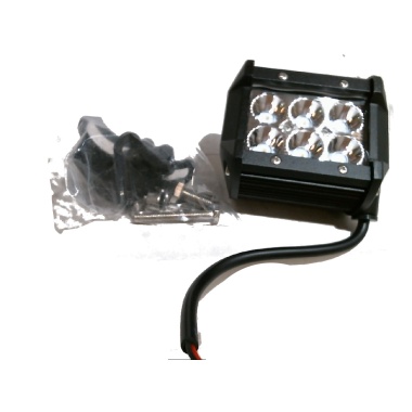 6 Led Light Bar Work Light 10-30vdc 6x3w Spotlight