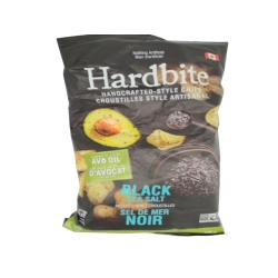 Handcrafted-Style Chips Black Sea Salt 128g. Hardbite
