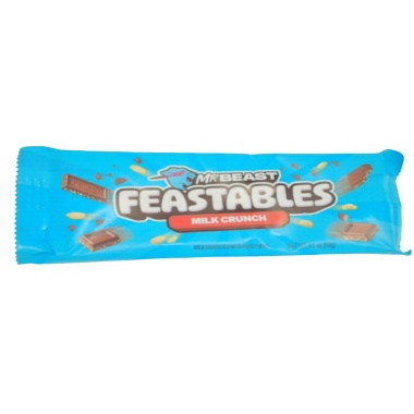 Mr. Beast Feastables Milk Crunch Chocolate Bar 60g.