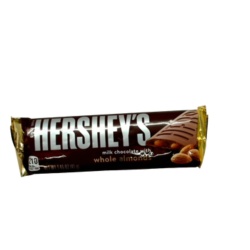 Chocolate Bar Almond Hershey Milk Chocolate 41g. (b.b 01/31/2026)